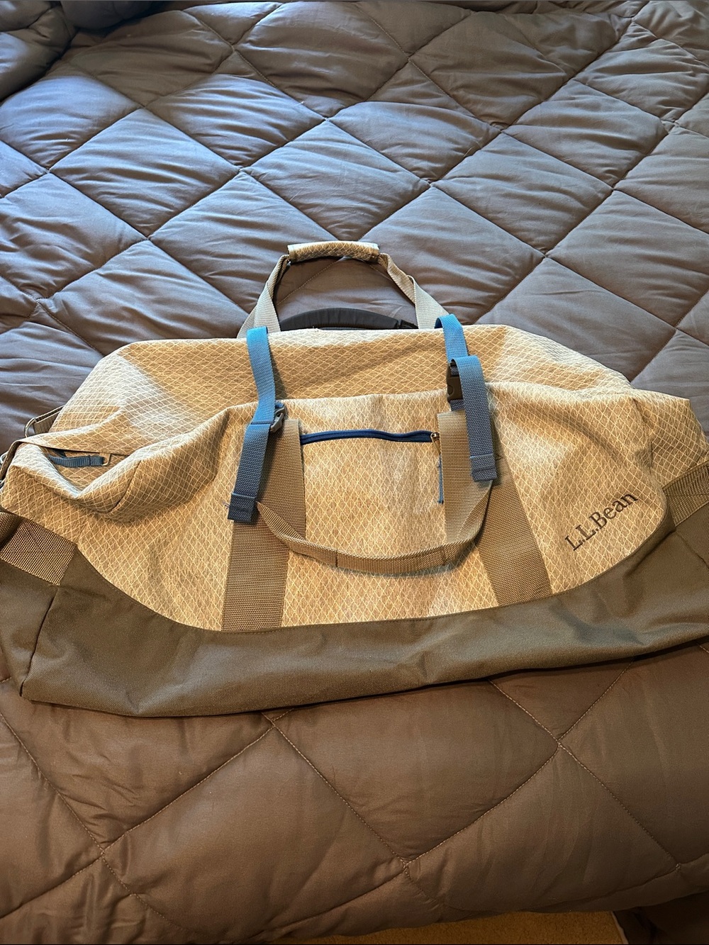 L.L. Bean grey Travel Duffel Bag